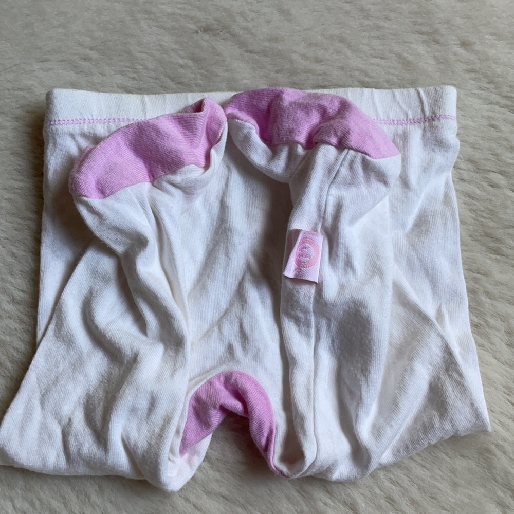 Sprout | Ivory & Pink Bamboo Pajama Set | 0-1 Month - Picture 13 of 15